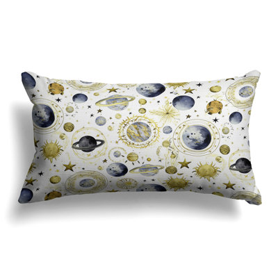 Space Fusion  Rectangular Throw Pillow