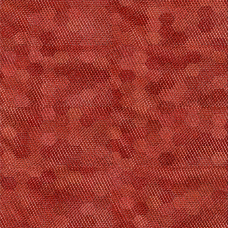 Tapis décoratif marron à motif géométrique Ruggles, Carré 4 pi