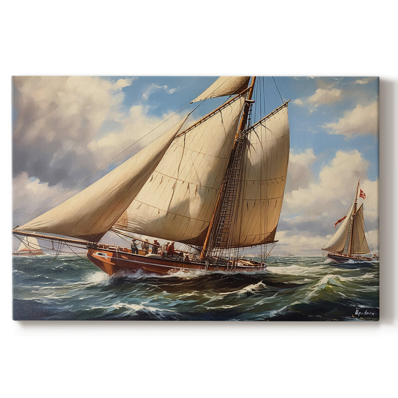 Nautical Series-CCXXIV - Cavas enveloppés de galerie, 32 x 48