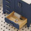 Ensemble de meuble-lavabo 36 po avec comptoir en quartz blanc et robinet en laiton Rooh-87758925