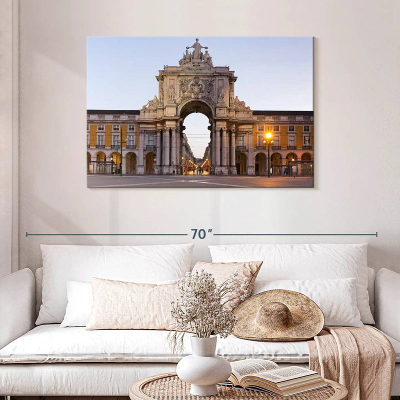 Rorry Praca De Comercio Lisbon, 30" H x 45" W