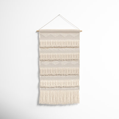 Venora Cotton Wall Hanging with Rod