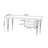 55.12"Light walnut Rectangular Solid Wood desks-107485063