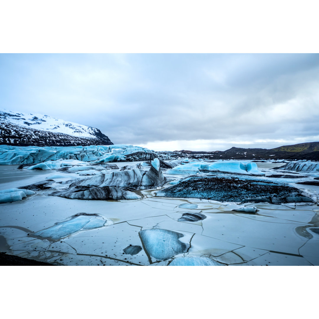 Gletscher in Island - Leinwandbild