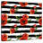 Harnek Poppy Flowers Stripes
