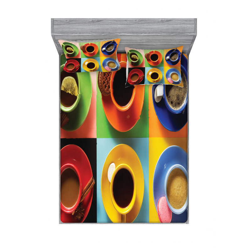 Microfiber Sheet Set, Full/Double Sheet Set with Fitted Sheet