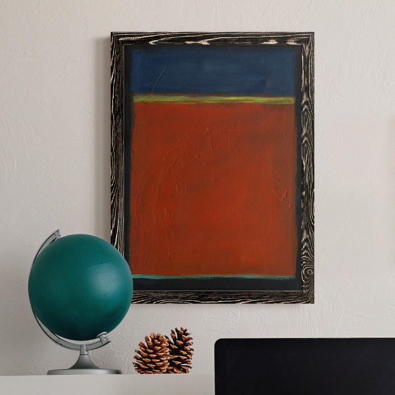Contemplation I, toile encadrée de qualité supérieure - prête à être accrochée, H 20 po x l 17 po x P 1 po, Érable encadré
