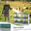 Galvanized Steel Nesting Box With 6 Compartments For Chicken Egg Laying, Roll - Away System Efficient Gathering, Comfortable Environment , Easy To Clean, 16.87 In Product Width Chicken, Effortless