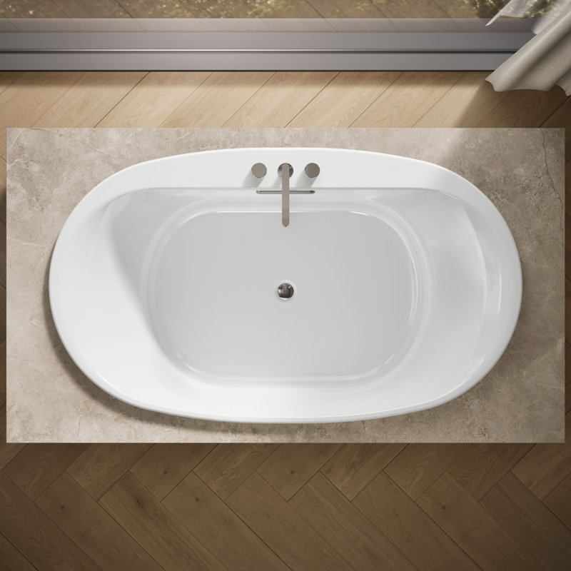 Baignoire encastrée de 72 po x 42 po Kohler, Noir