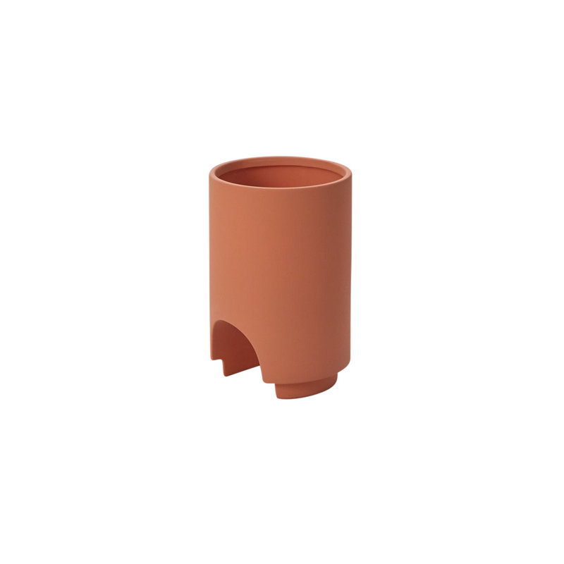 Petit pot à fleurs empilable Lucca 7 po x 10,25 po