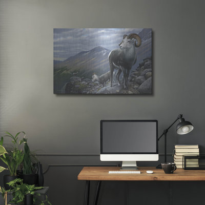 " Generations Stone Sheep " by Mark Mueller Wildlife Art