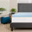 Addilynn 3" Cool Gel Infused Hypoallergenic Cooling Memory Foam Mattress Topper-300804177
