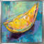 Citron en coin - Peinture-468224697-468224698