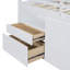 Lit mezzanine avec 4 tiroirs Kellsey