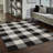 Schoffer Synthetic Gingham Indoor Rug-1712025469