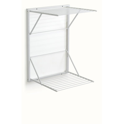 WALL CLOTHESLINE Wood Foldable Wall-Mounted Drying Rack