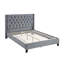 Mobilier de chambre à coucher lit double tête de lit double capitonné-586765156