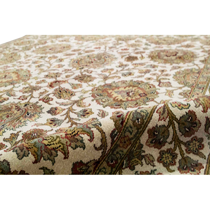 Wool Floral Area Rug