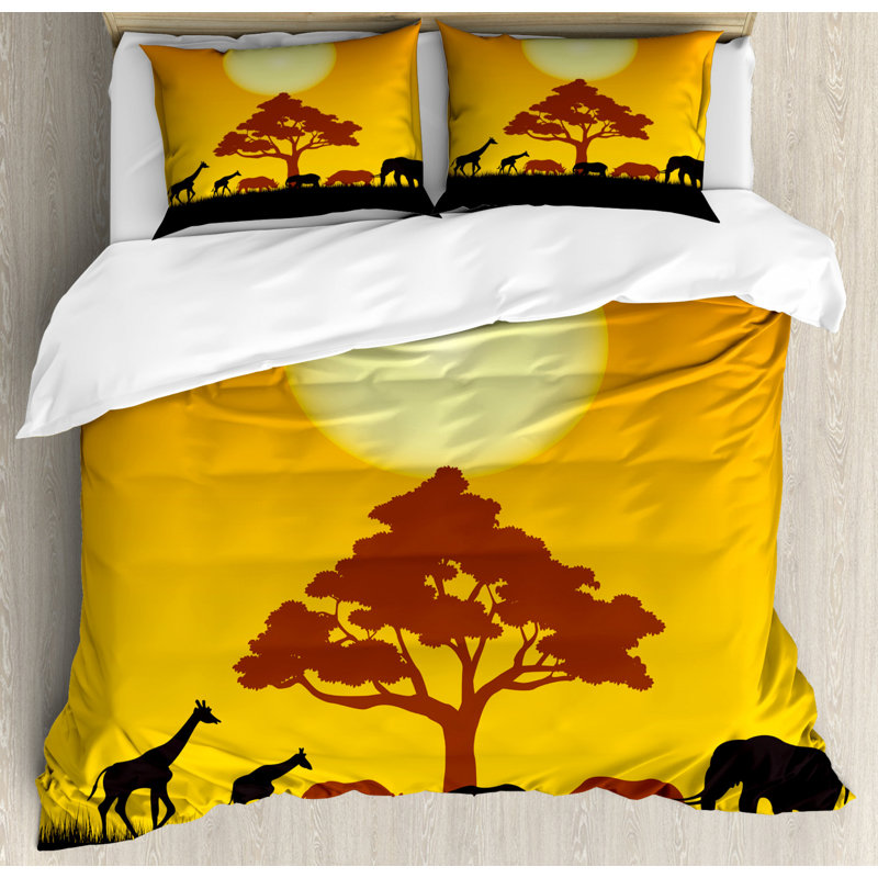 Polyester Mixed Duvet Cover, King Duvet Cover + 2 Shams
