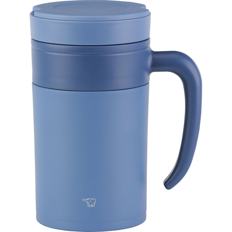 Gobelet à thé en acier inoxydable avec poignée 0,48 L Zojiristro, Bleu Berlin