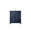 30 po L x P 20 po. Meuble-lavabo bleu marine avec plateau et robinet en marbre de culture - fermeture en douceur, grande armoire de rangement intérieure, tablette ouverte avec tiroir, tablette de rangement 30 po x 20 po