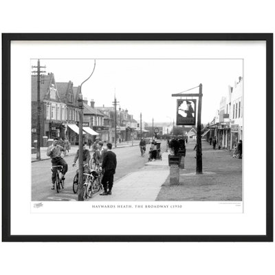Haywards Heath, The Broadway C1950 by Francis Frith - Single Picture Frame Print
