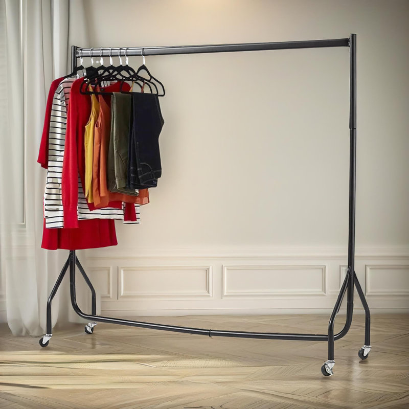 183cm Rolling Clothing Rack