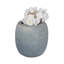 Vase en verre bleu 9 po-510341084