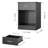 Ignacio 23.6" H Wood Nightstand with Drawer-532740222-479600816