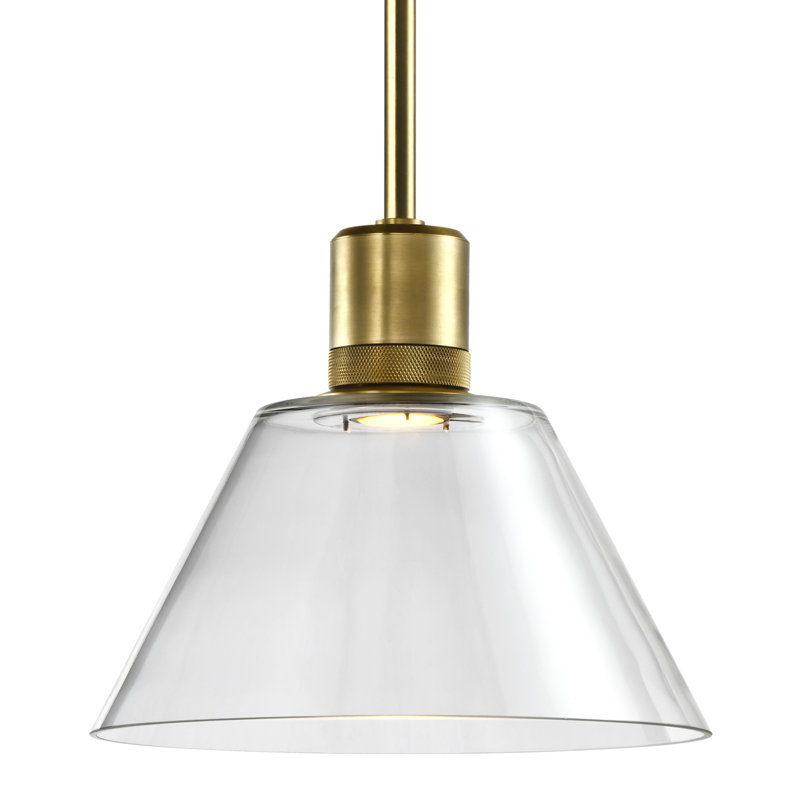 Zigrina Pendant, Aged Brass