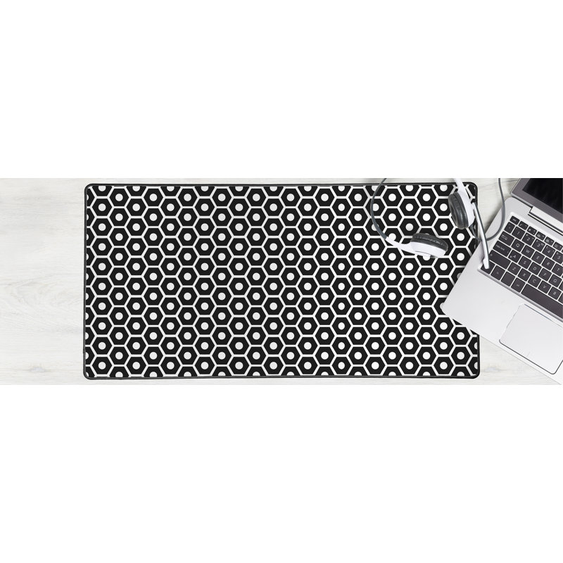 Polyester Desk Pad, Black