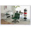 Chaise de bureau Green Velvet Criss Cross