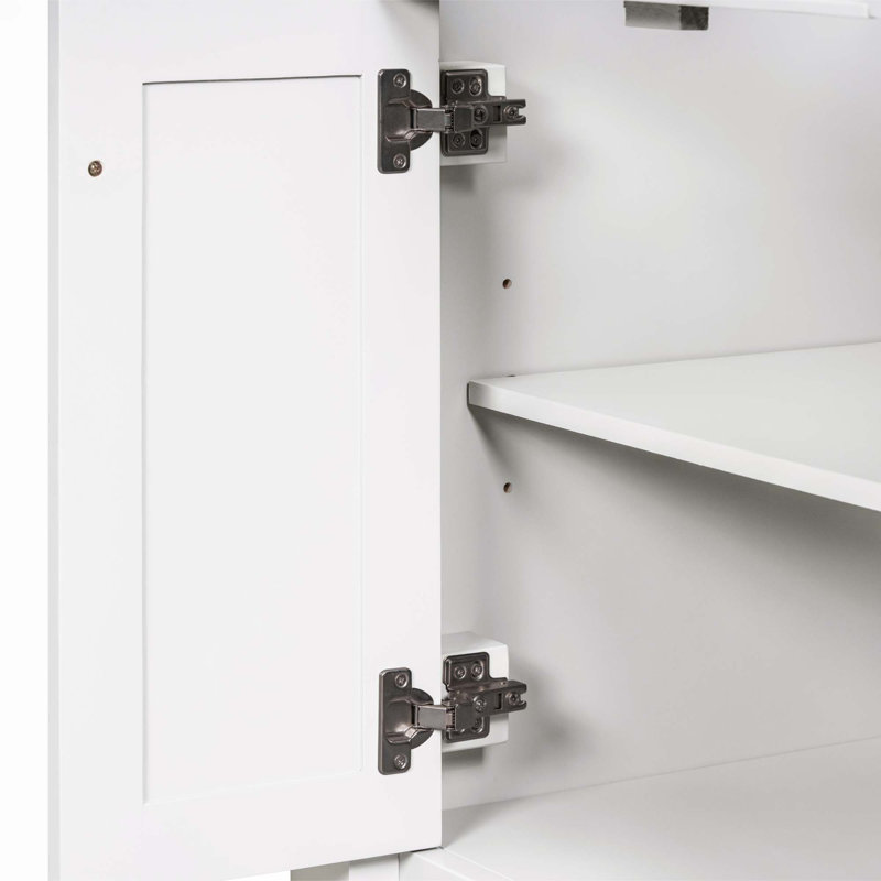 Meuble-lavabo 24 po avec lavabo supérieur, Blanc