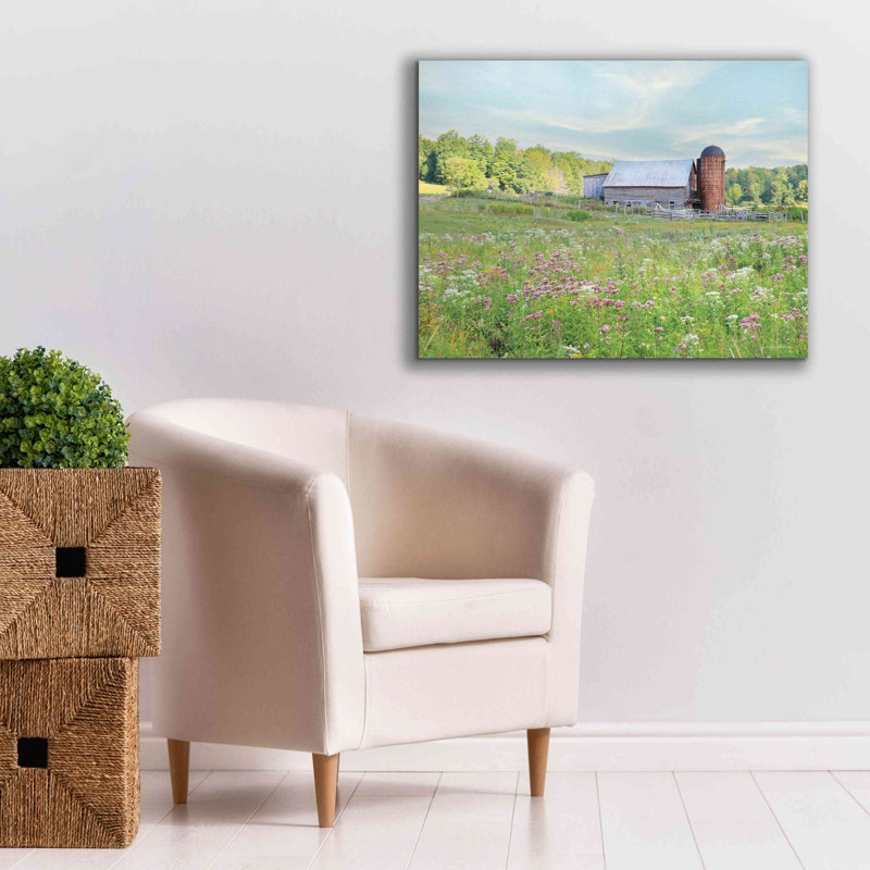 «Summer on the Farm» par Lori Deiter, estampe numérique sur toile, H 26 po x l 34 po x P 1,5 po
