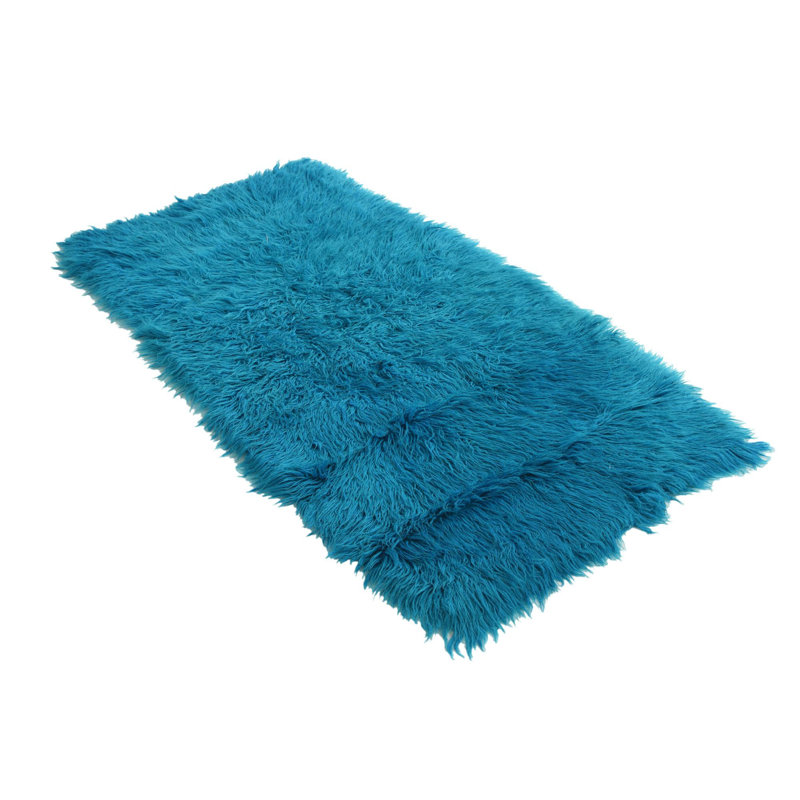 Tapis bleu clair Ottilie