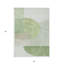 Tapis intérieur / extérieur lavable géométrique vert olive et artichaut 3 pi x 5 pi HomeRoots
