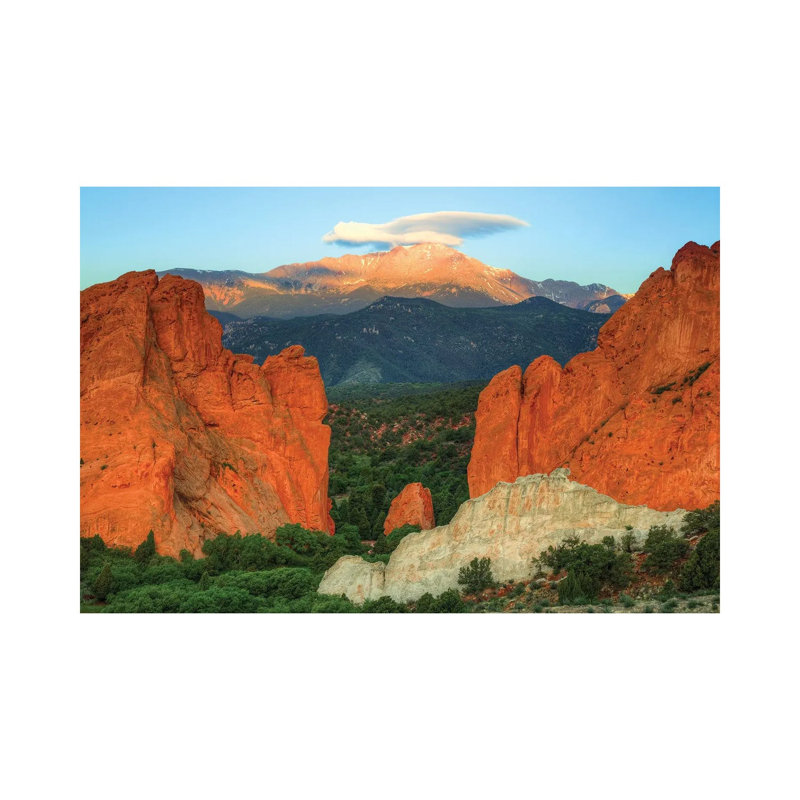 Taking Flight Over Pikes Peak by Bill Sherrell - Print on Canvas, Wrapped Canvas, 66.04 cm H x 45.72 cm W x 1.91 cm D