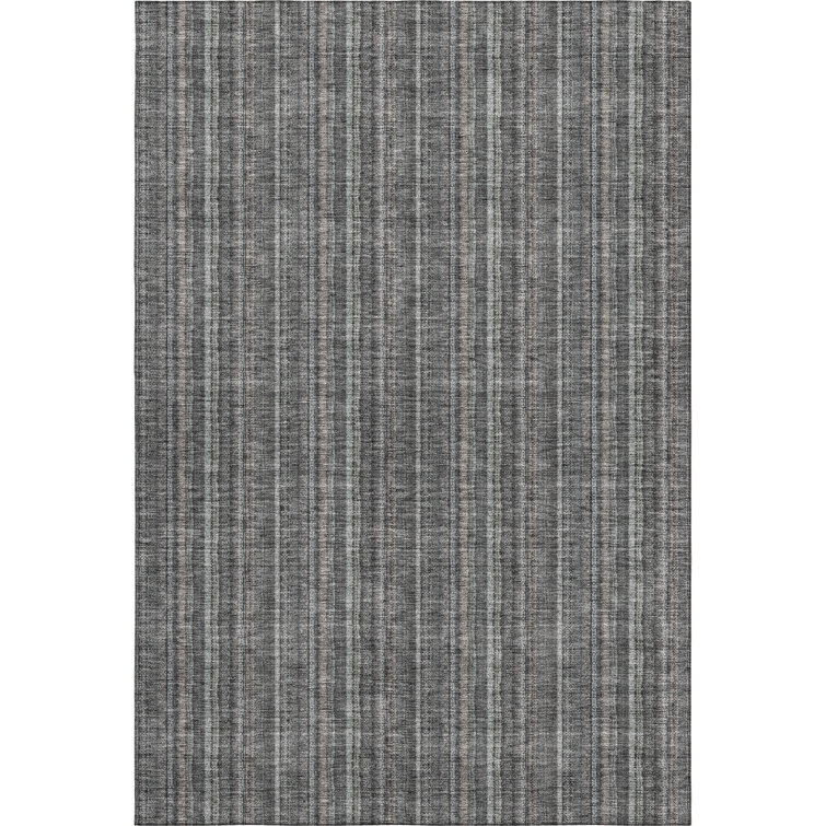 Premium Machine Washable Prisco Gray Rug