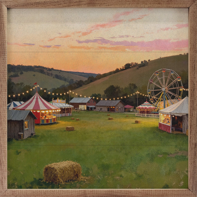 Fair Time In The Country, H 16 po x l 16 po