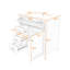 Meuble-lavabo élégant avec 3 tiroirs et construction durable-710881460