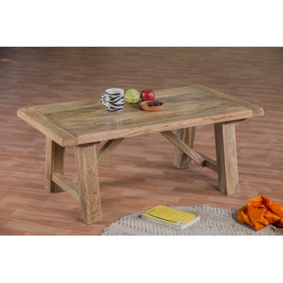 Antioch Solid Wood Four Leg Coffee Table