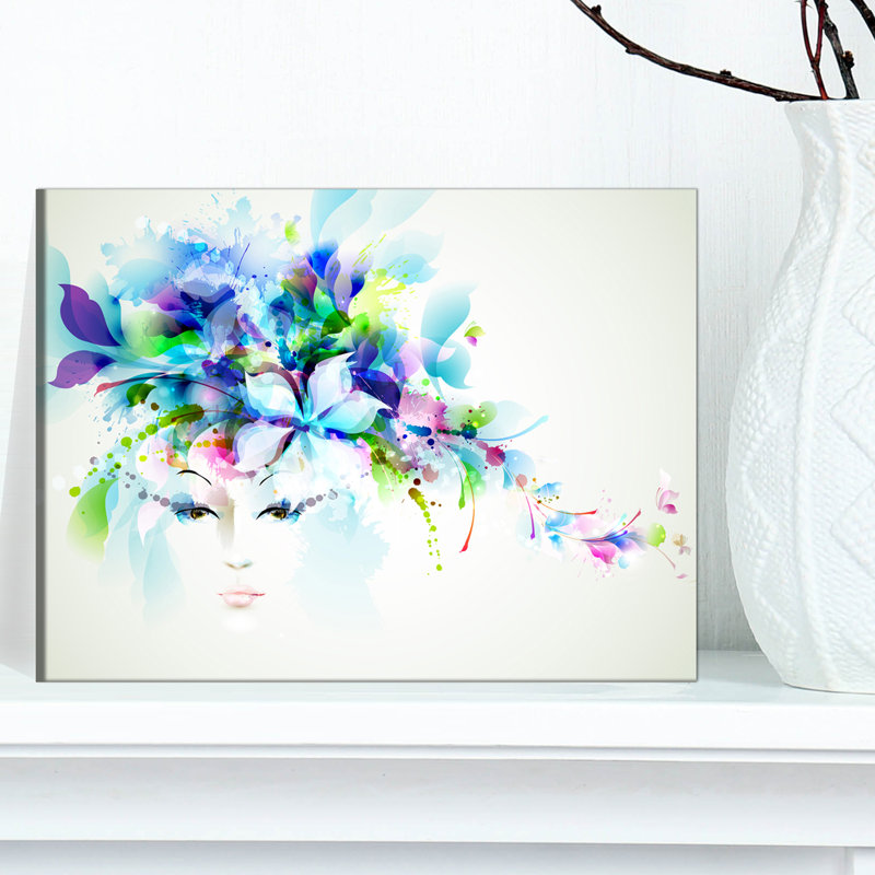 Fleurs - Impression sur toile tendue, H 8 po x l 12 po x P 1 po, Toile tendue