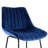 Upholstered Counter Stool with Metal Frame