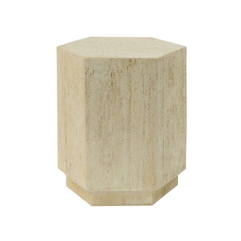 Hexagonal Archaistic Side Table
