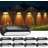 Matte Black Solar Powered Integrated LED Step Light Kit-105632661