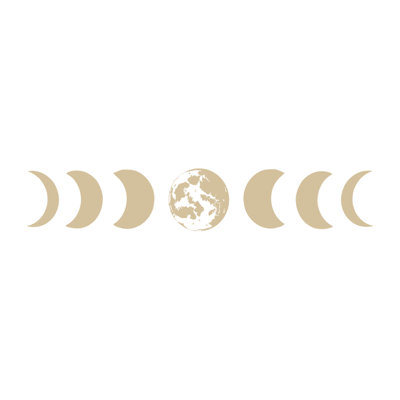 Décalcomanie murale phases de lune