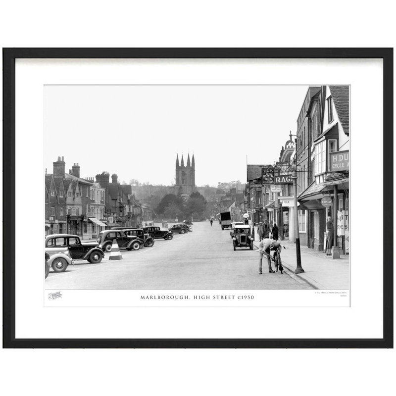 Marlborough, High Street C1950 - Single Picture Frame Print, 45cm H x 60cm W x 2.3cm D