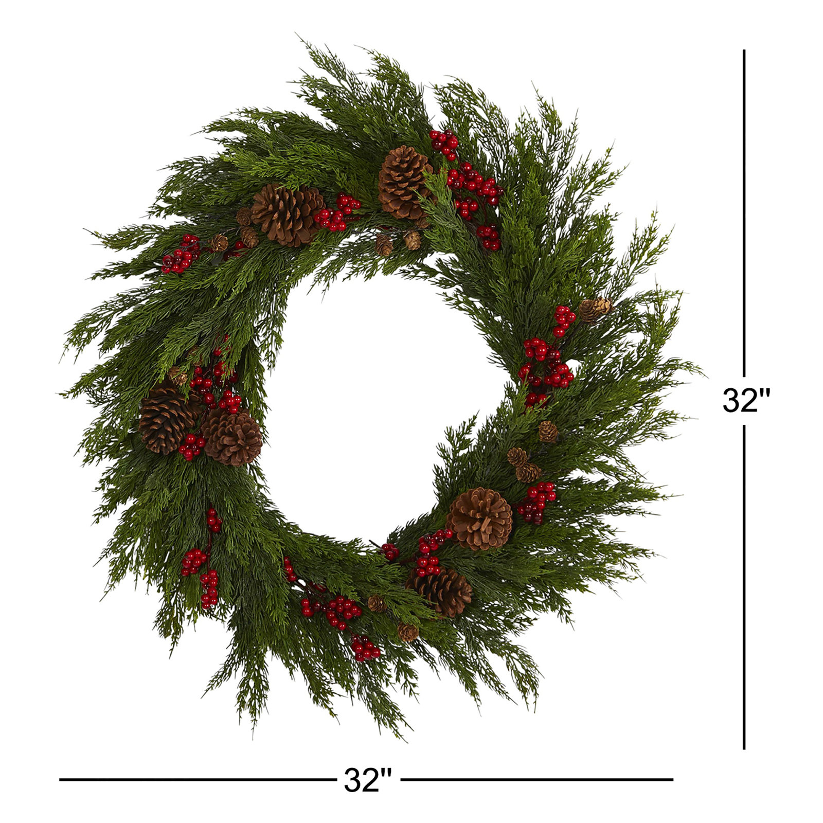 32'' Polyester Wreath