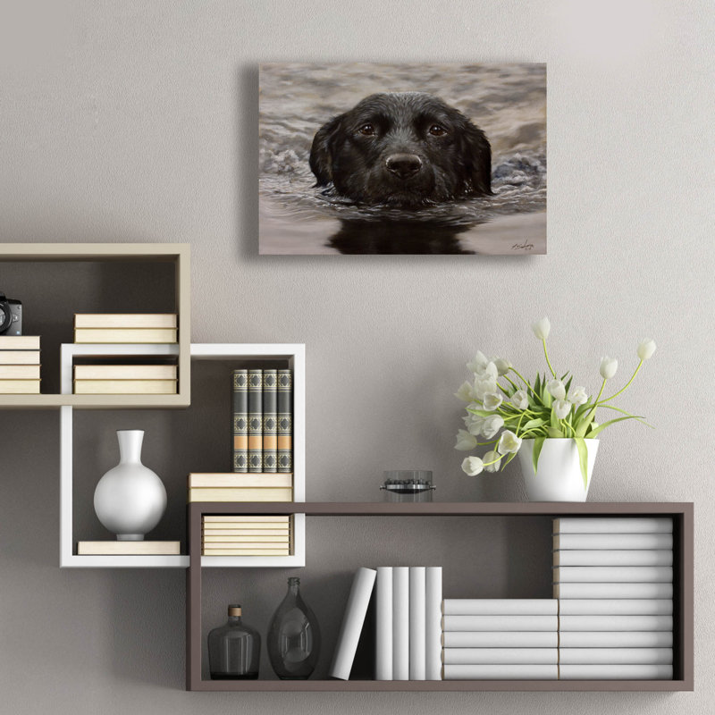 " Dog Shark " by John Silver, 16" H x 24" W x 0.2" D