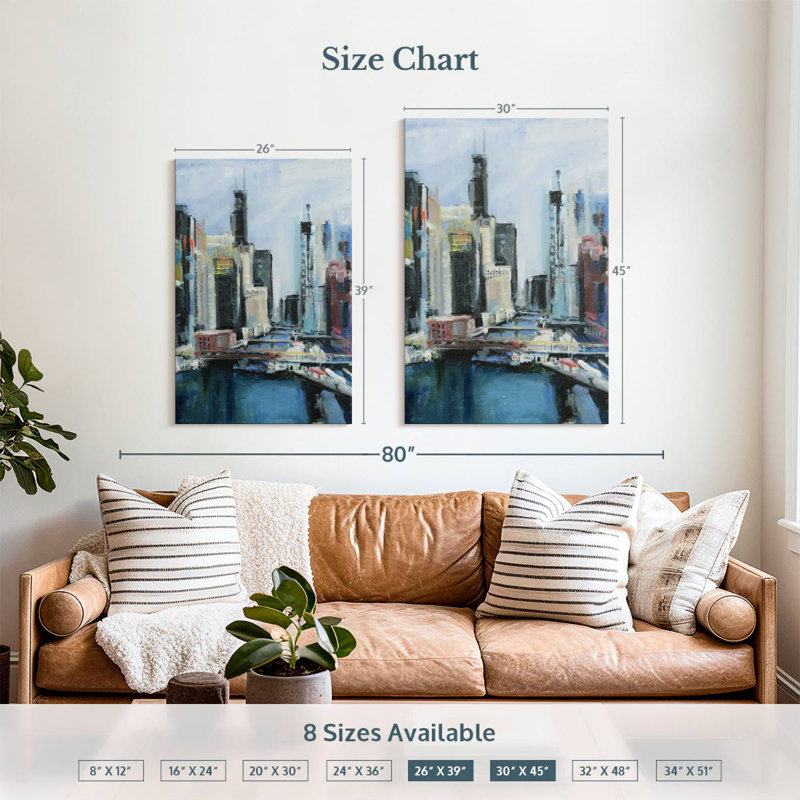 Sireci River View, 39" H x 26" W